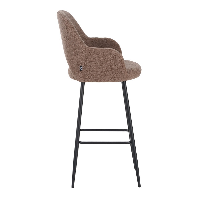 Scaun de bar Renish, Pako World, Cappuccino, 51x57x114 cm - 2 | YEO