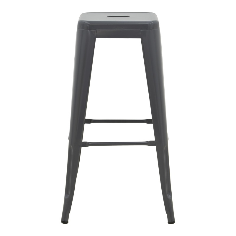 Scaun de bar Utopia Gri 42x42x76 cm - 2 | YEO