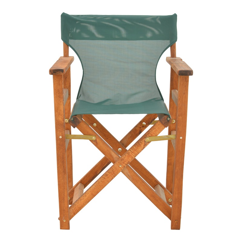 Scaun de regizor Kompa, Pako World, Lemn, Fag, Textil Verde - 3 | YEO