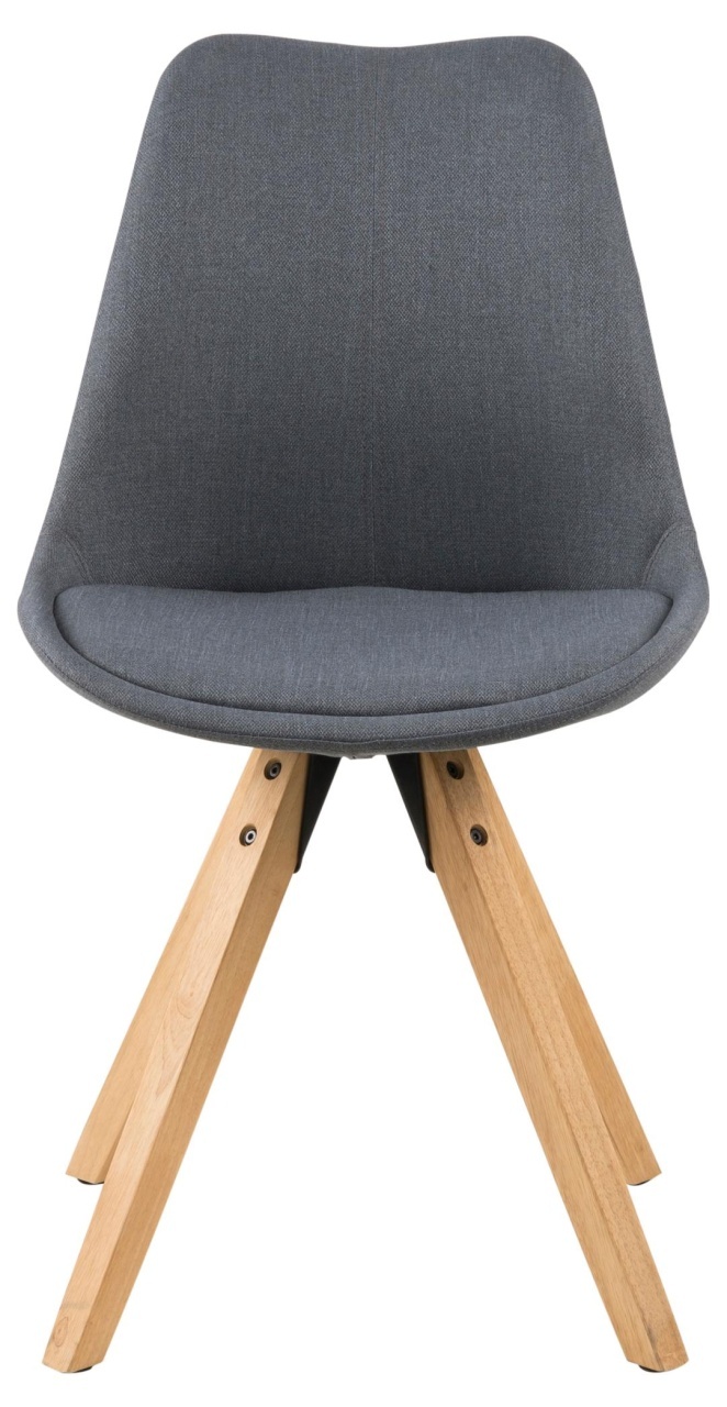 Scaun dining Dima V2, Gri, 85x48.5x55 cm - Imagine 3