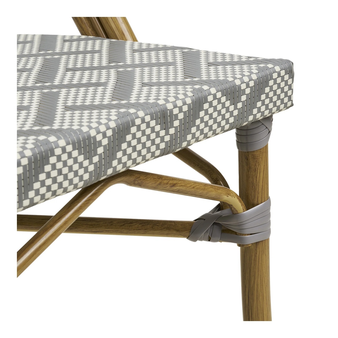 Scaun dining Lauria, Alb, 57x45x88 cm - Imagine 3