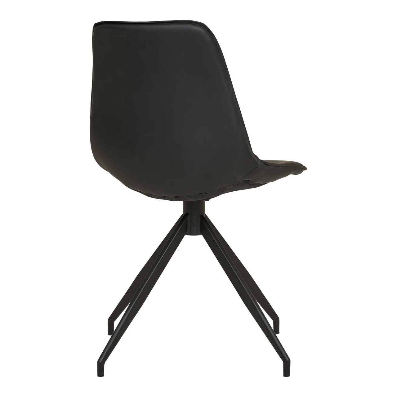 Scaun dining Monaco, Negru, 56x48x86 cm - Imagine 2
