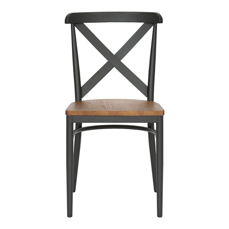 Scaun Ferona Gri inchis 52.5x44.5x84 cm - 4 | YEO