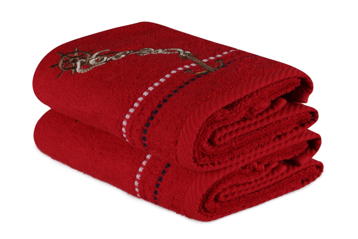 Set 2 Prosoape de Bucatarie Marina Red 50x70 cm (Bumbac 100%) - 3 | YEO