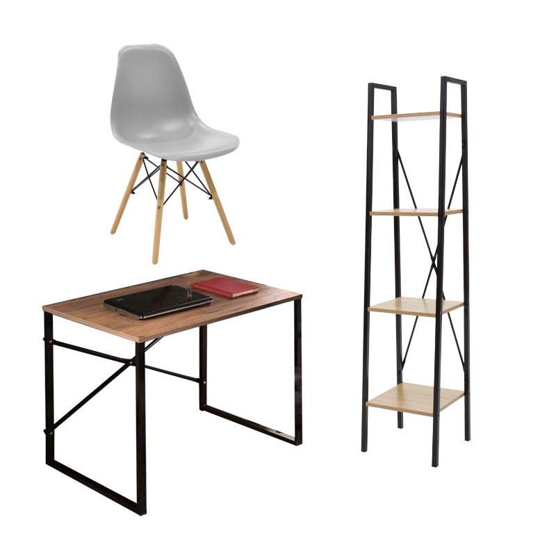 Set de 3 buc mobilier birou student Ramon Zayn Julita 46x50x82 cm