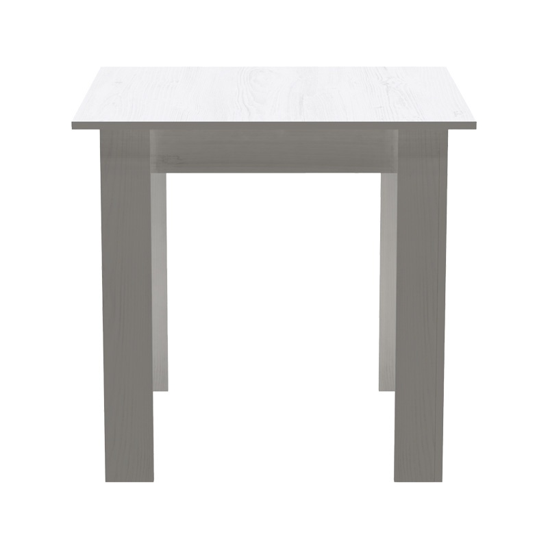 Set dining Manka I-Caron, Pako World, 3 piese, Alb, 80x80x77 cm