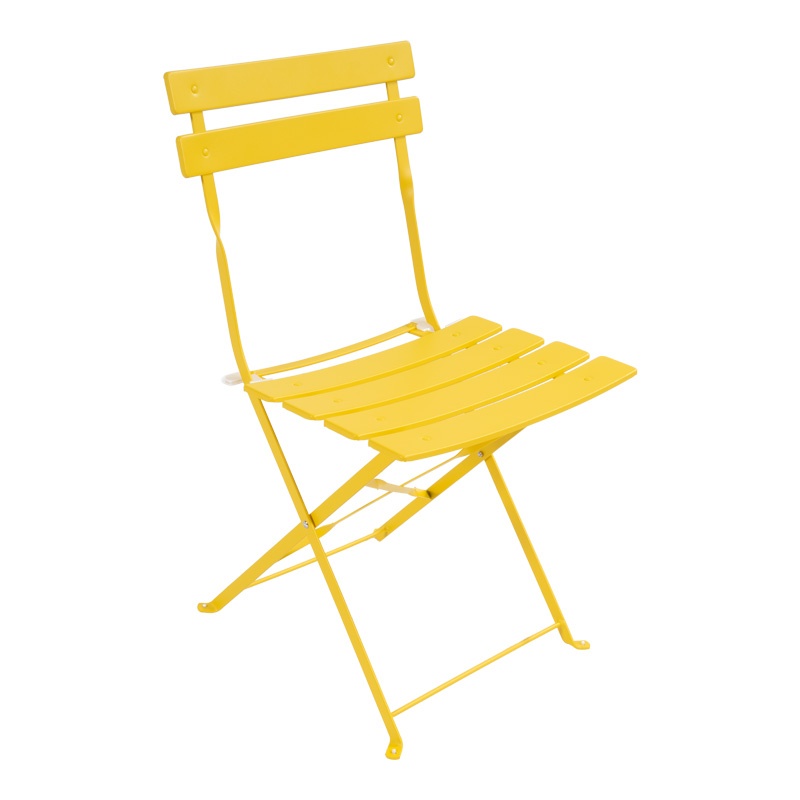 Set masa pliabila Bistro, Pako World, 3 piese, Metal, Rosu, 60x60x71 cm - 2 | YEO