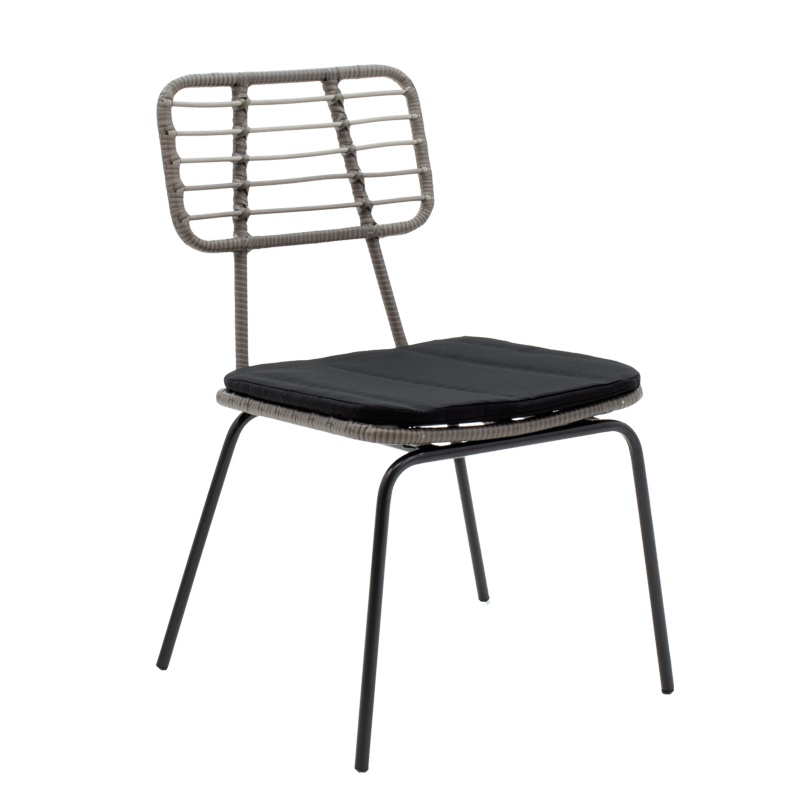 Set masa si scaune 7 buc de gradina Naoki-Kliton B Pako World Antracit 150x80x74 cm - 1 | YEO