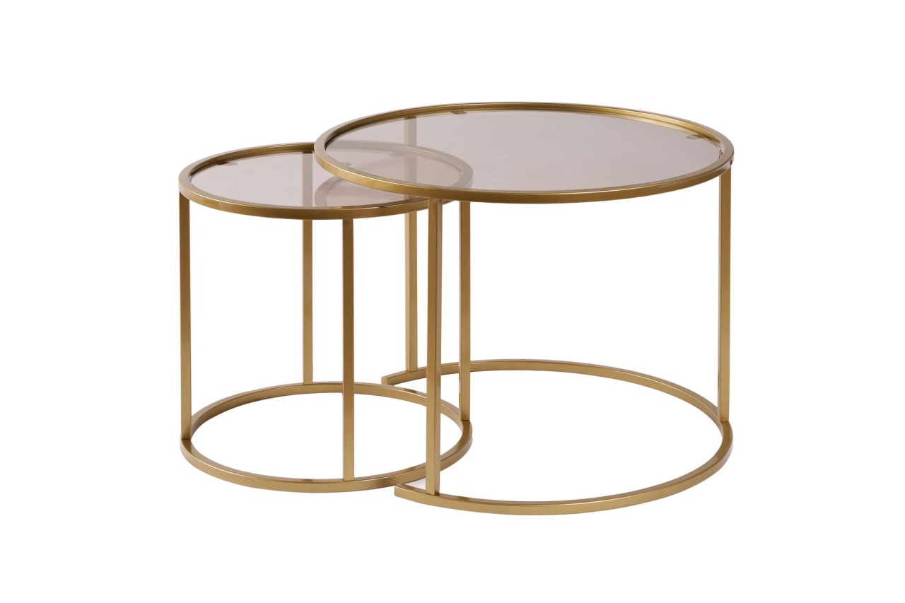 Set masute de cafea Aurum Auriu - 5 | YEO