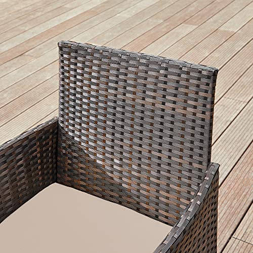 Set mobilier de gradina, Songmics, Maro, 58x49x85 cm - 3 | YEO