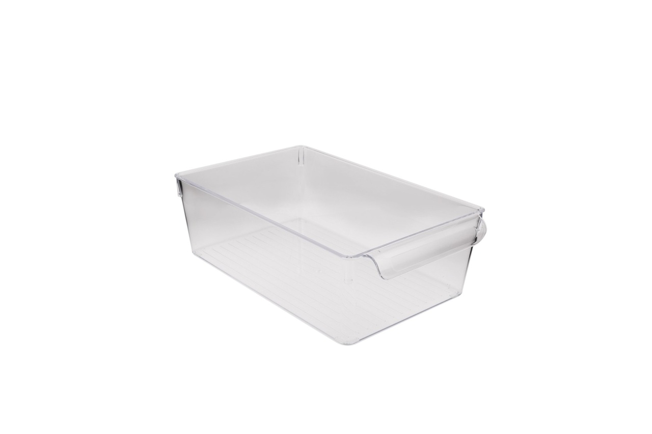 Set recipiente organizare frigider, 3 piese 727 Transparent 20x32.5x10 cm