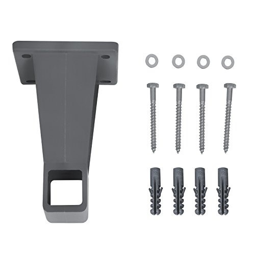 Suport de perete pentru fixarea jaluzelelor, Songmics, Gri, 13x8.2x9.2 cm