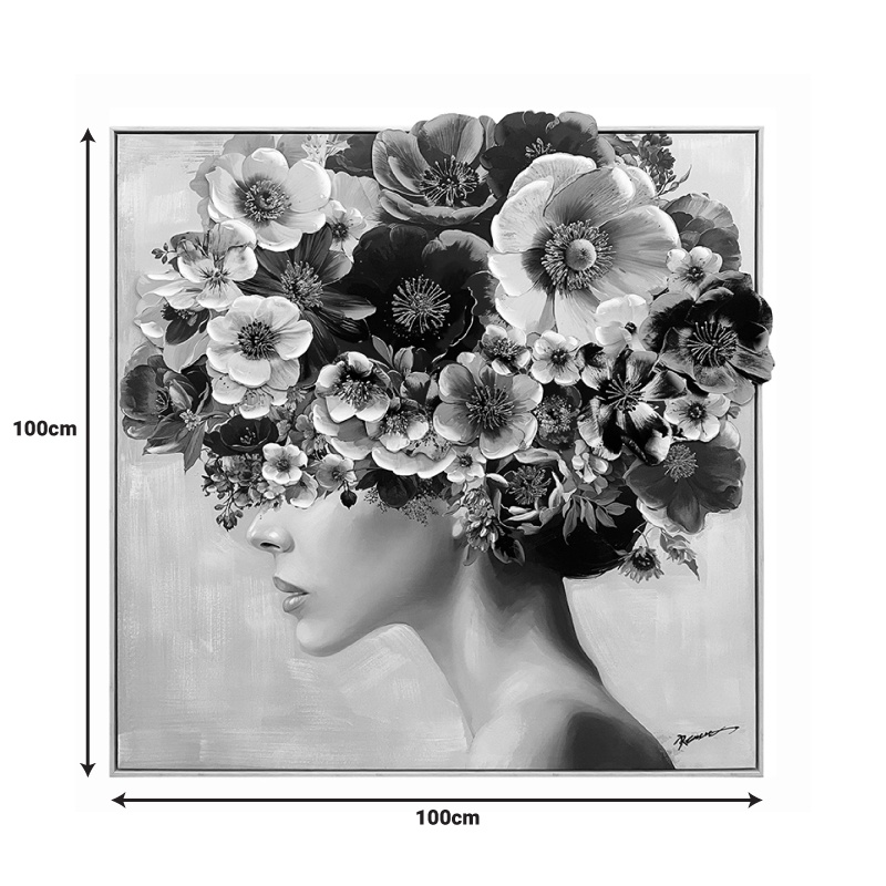 Tablou canvas Mavare E, Pako World, cu rama, 100x3.5x100 cm