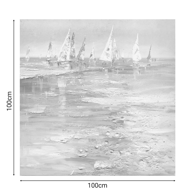 Tablou canvas Watery 100x3x100 cm - 1 | YEO