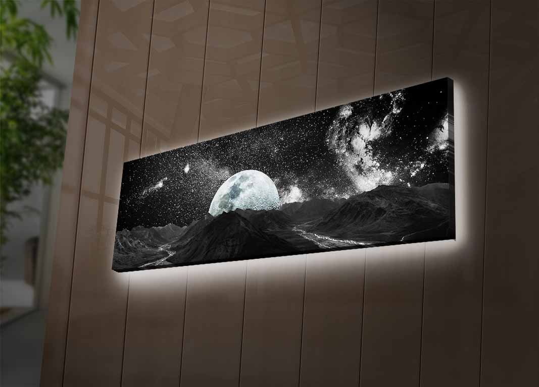 Tablou cu LED 3090NASA Multicolor 30x90x3 cm