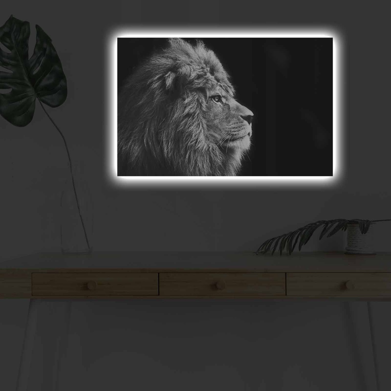 Tablou cu LED 4570DHDACT Multicolor 45x70 cm