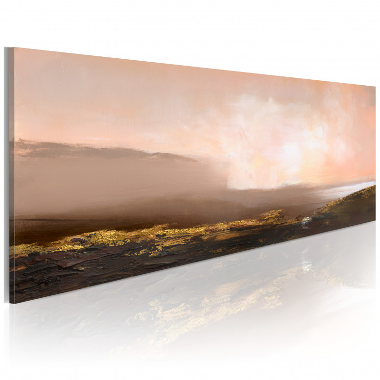 Tablou pictat manual - Seaside morning 100x40 cm