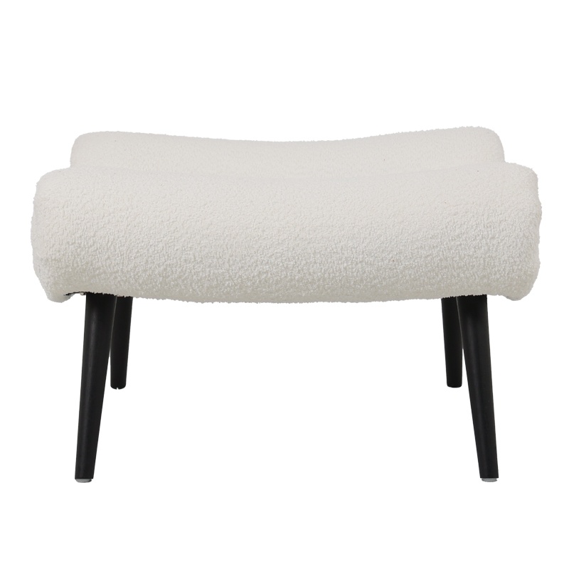 Taburet fotoliu Silla, Pako World, Alb, 68x58x40 cm - 1 | YEO