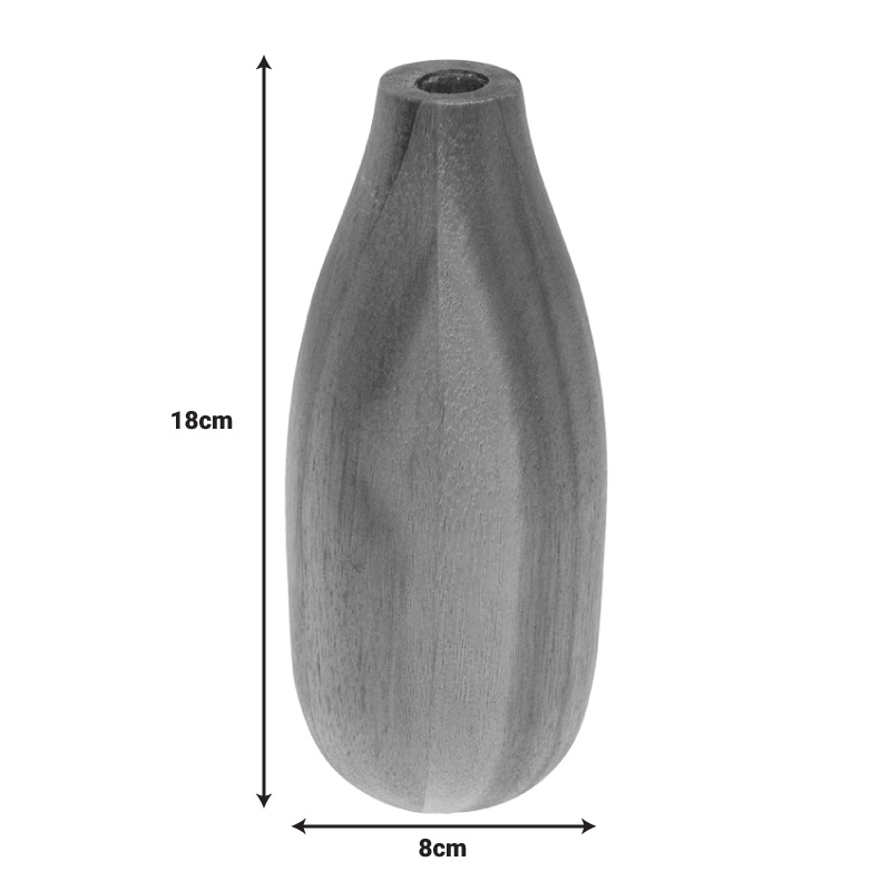 Vaza ceramica Strezio, Pako World, Nuc, 8x8x18 cm - 1 | YEO