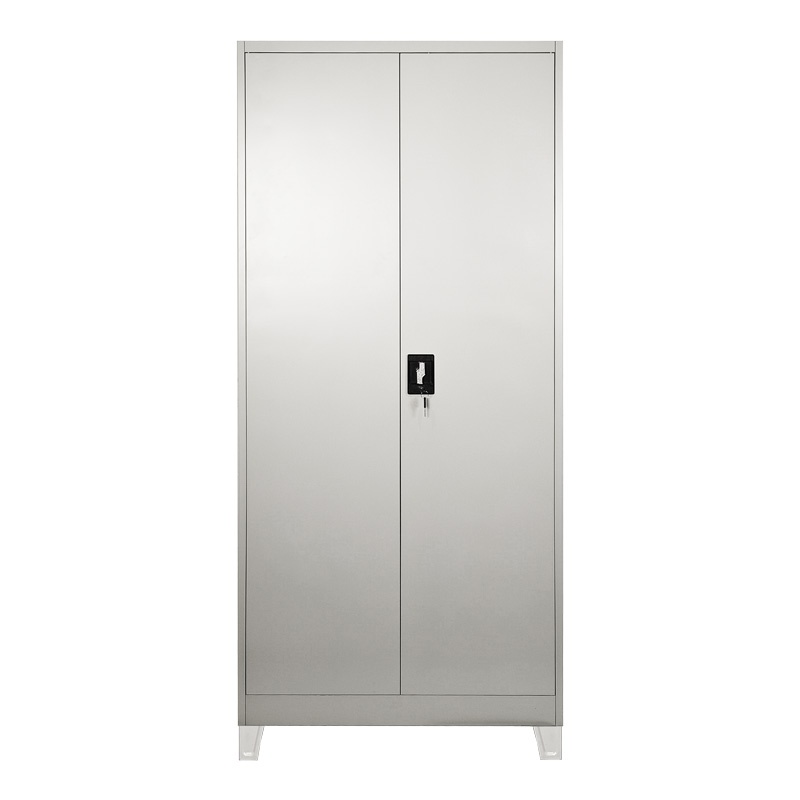 Vestiar metal cu seif Zogi Gri deschis 90x45x190 cm - 2 | YEO