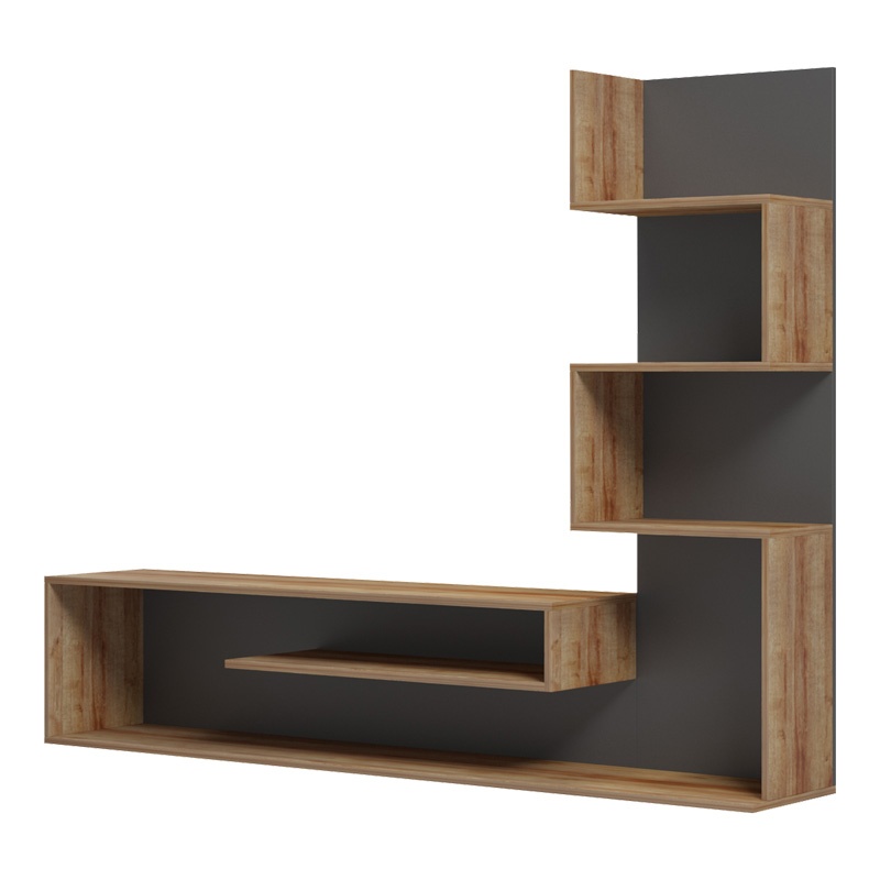 Ansamblu comoda TV Cazenda Maro 160x29x126 cm - 3 | YEO