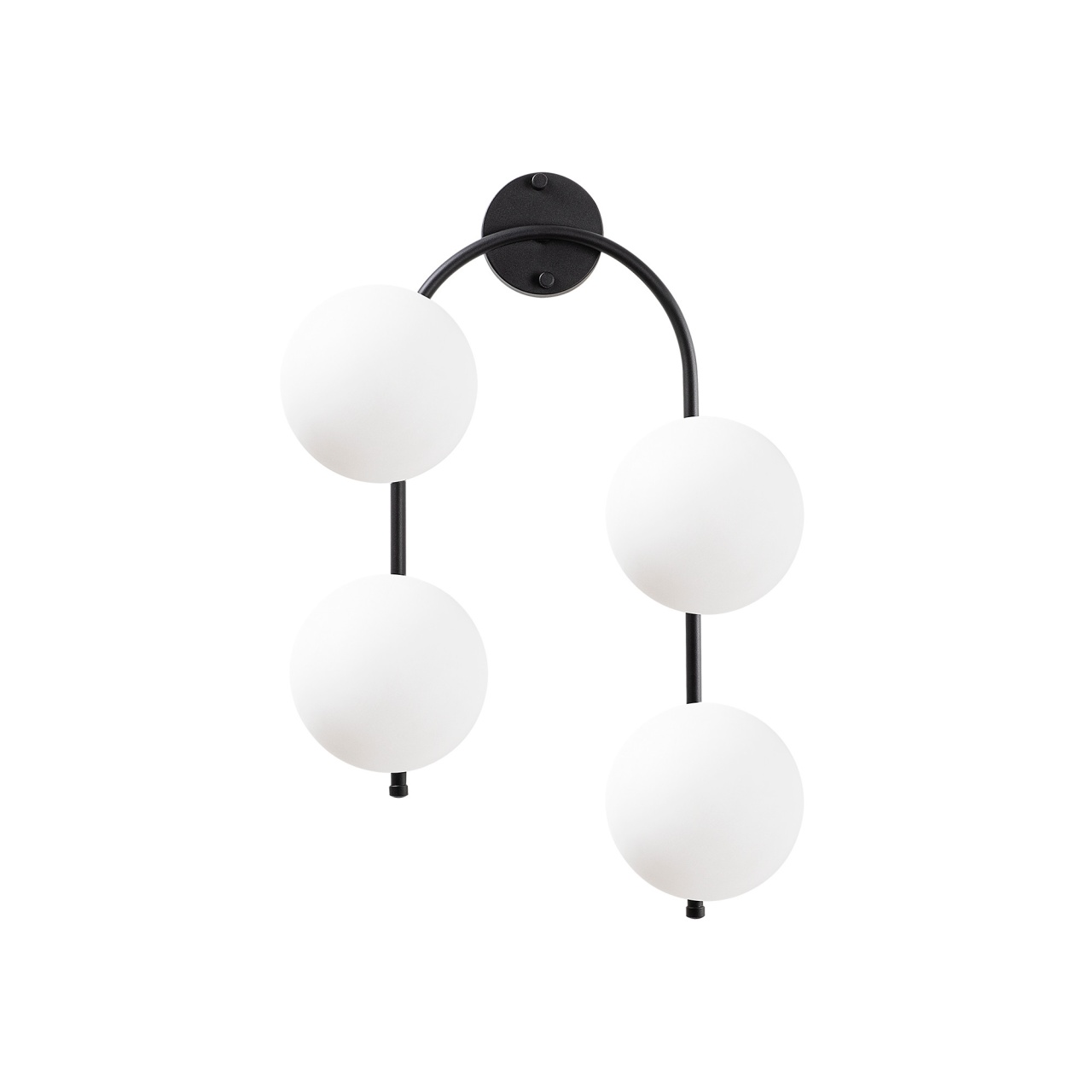 Aplica de perete Jewel Negru 40x26x62 cm - 4 | YEO