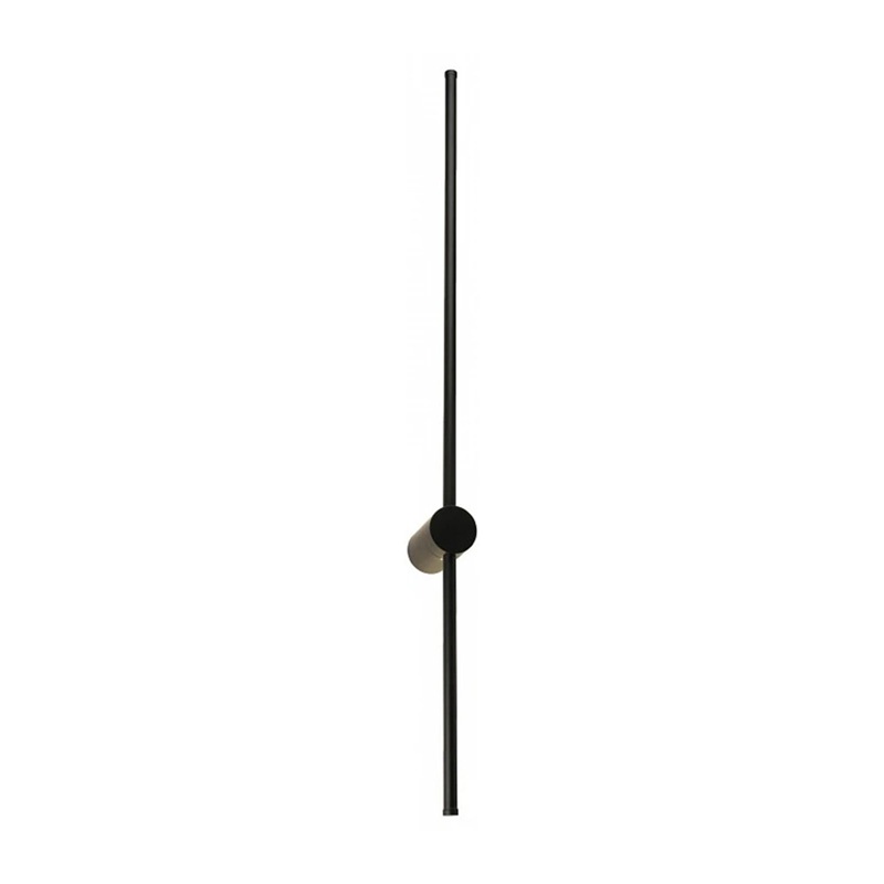 Aplica LED Eftenbo Negru 8x8x80 cm