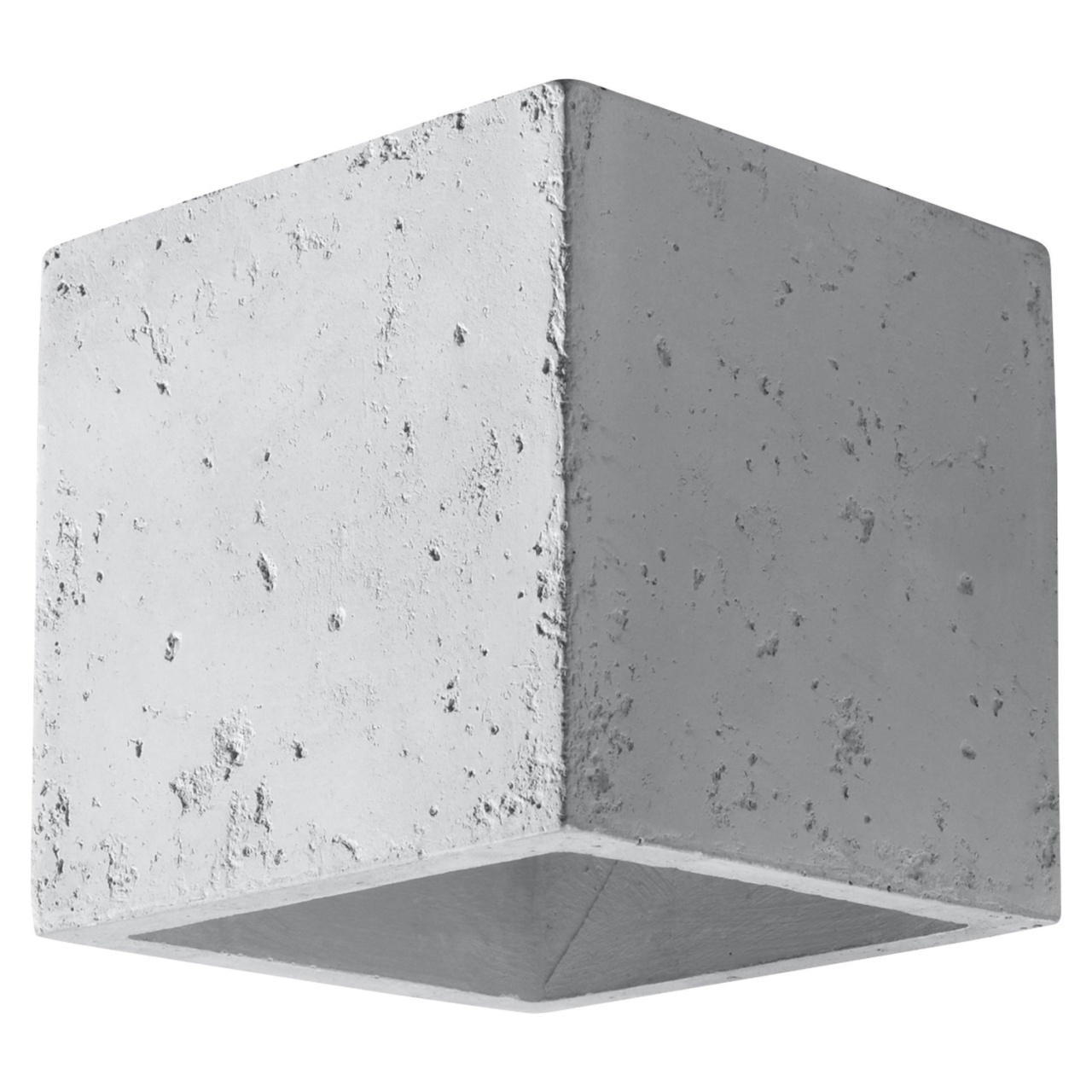 Aplica perete Quad din beton Gri 10x12x10 cm