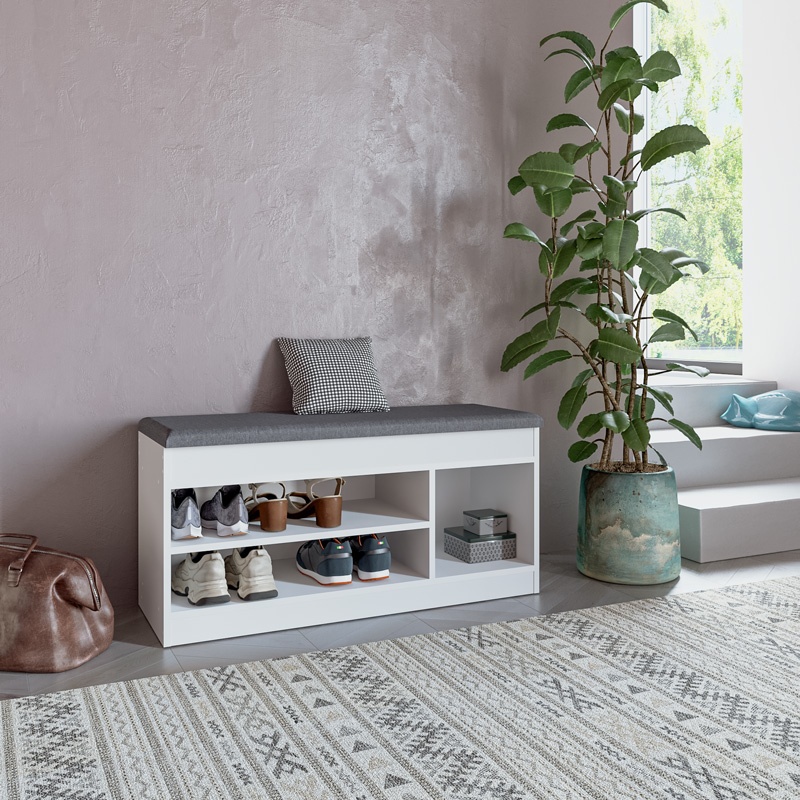 Bancuta pantofar Oriental Alb 100x37.2x50cm - 1 | YEO