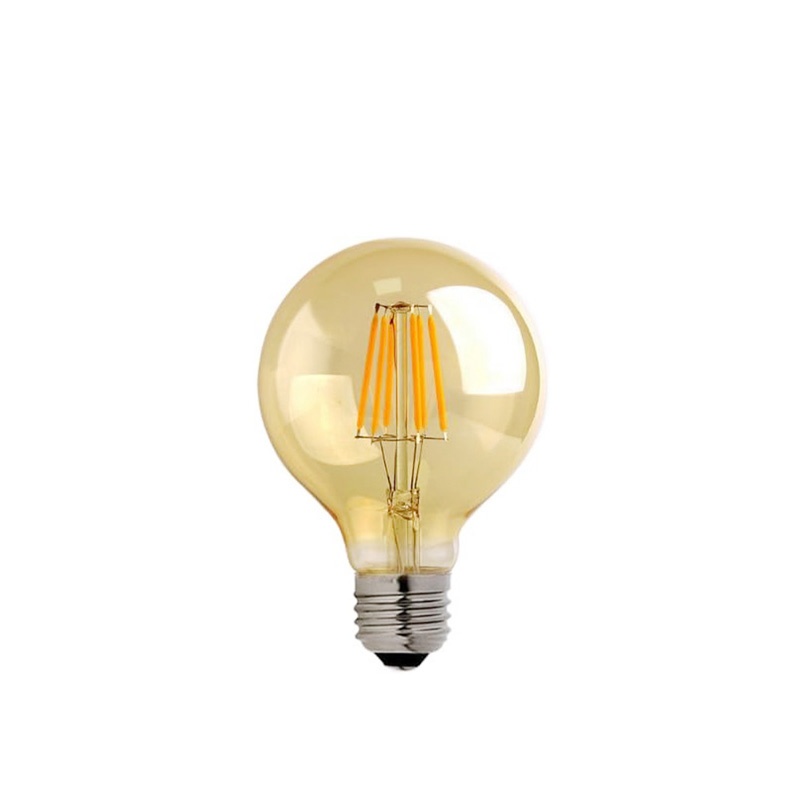 Bec LED G80 4W E27 3000K 200-220V chihlimbar 8x8x12 cm