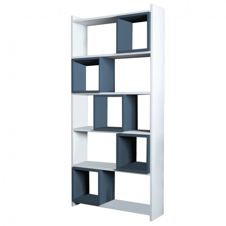 Biblioteca Box Alb-Blue - 3 | YEO