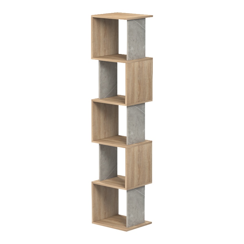 Biblioteca, Cubik, Pako, Gri 35x30x161 cm - 4