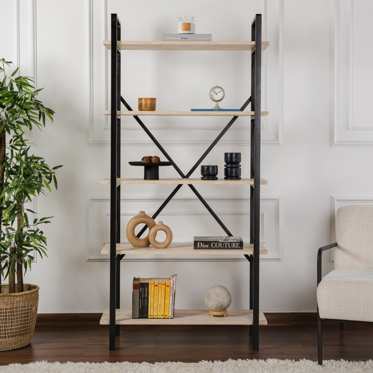 Biblioteca Elysian Negru - 1 | YEO