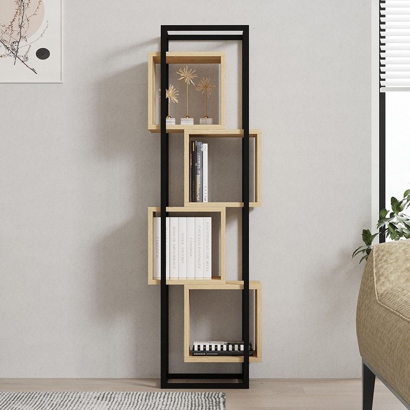 Biblioteca Gridur, Pako World, Stejar, 44x29x140 cm - 2 | YEO