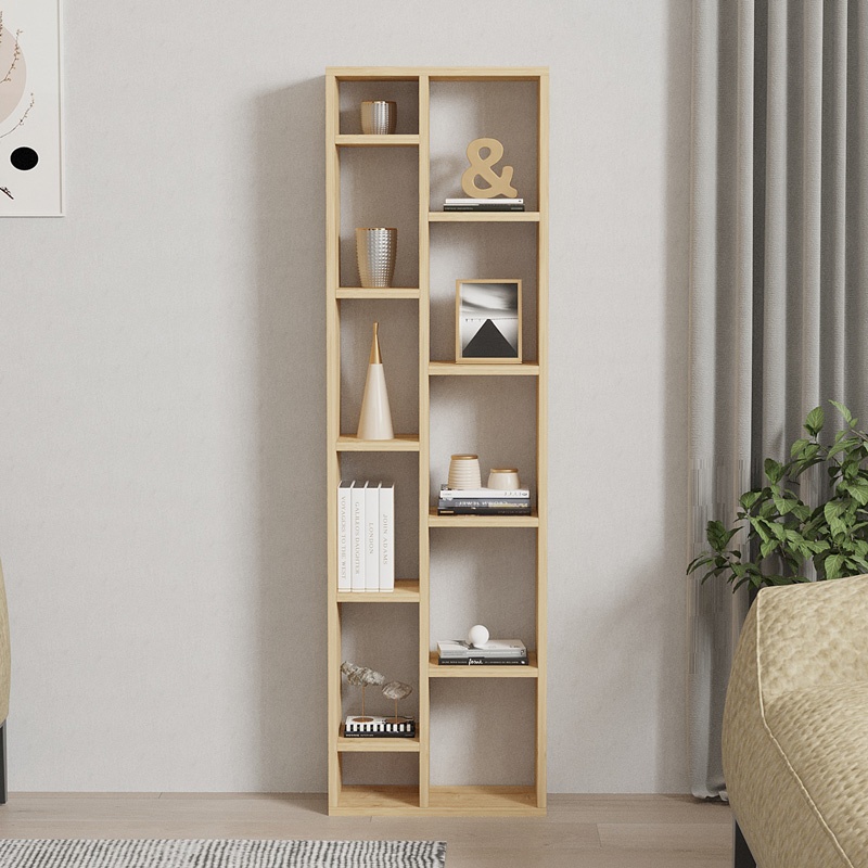 Biblioteca Minicu, Pako World, Nuc, 44x19x150 cm - 2 | YEO