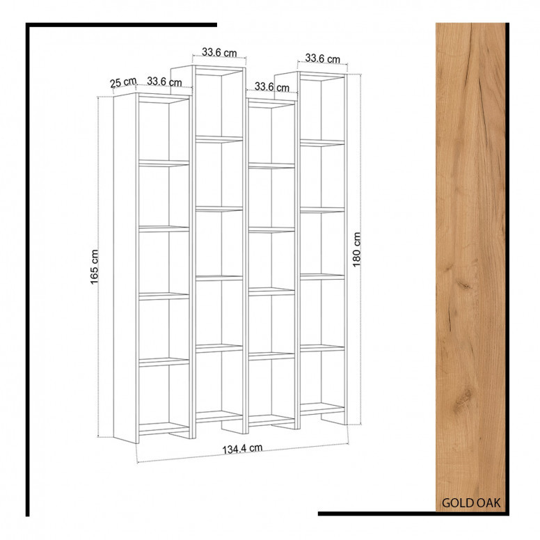 Biblioteca Semm Oak-Alb - 3 | YEO