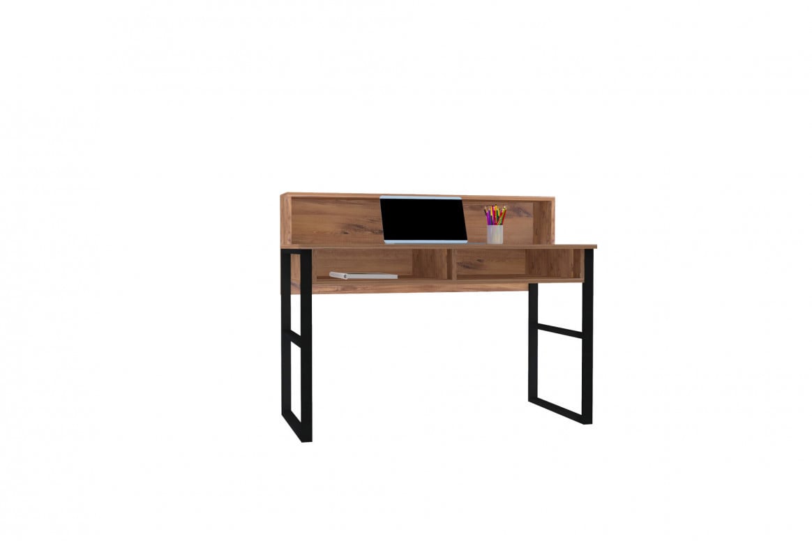 Birou Kemo Walnut-Negru - 1 | YEO