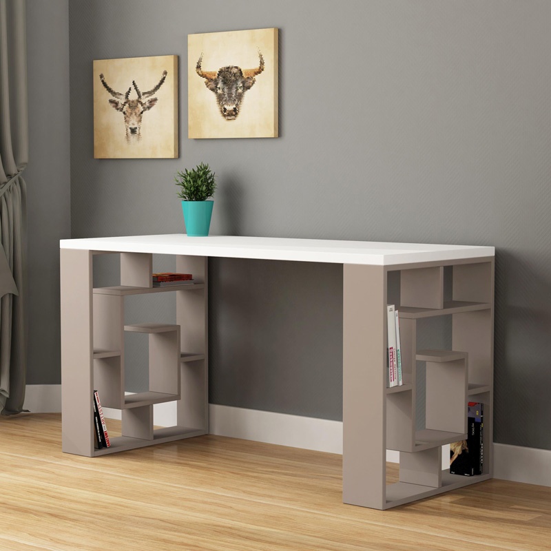 Birou Labirent, Pako World, Alb-Maro, 140x60x75 cm - 1 | YEO