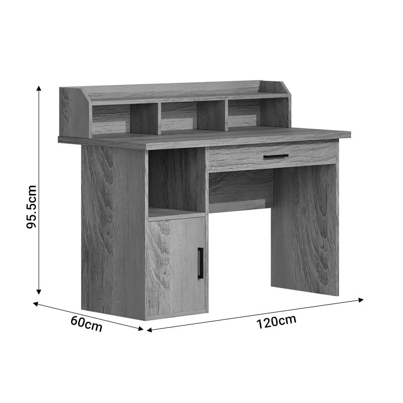 Birou Workie sonoma MDF 120x60x95.5 cm