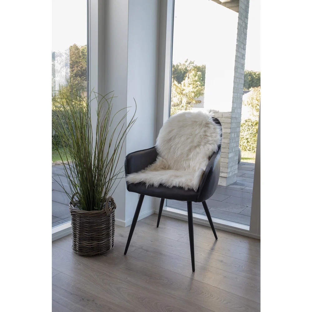 Blana artificiala decorativa de miel, Ivory, 85x50x6.5 cm