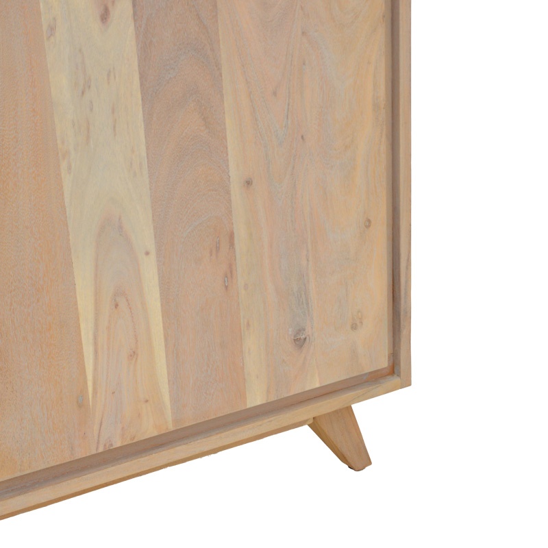 Bufet Emira, Pako World, Lemn de salcam, Natural, 200x40x80 cm