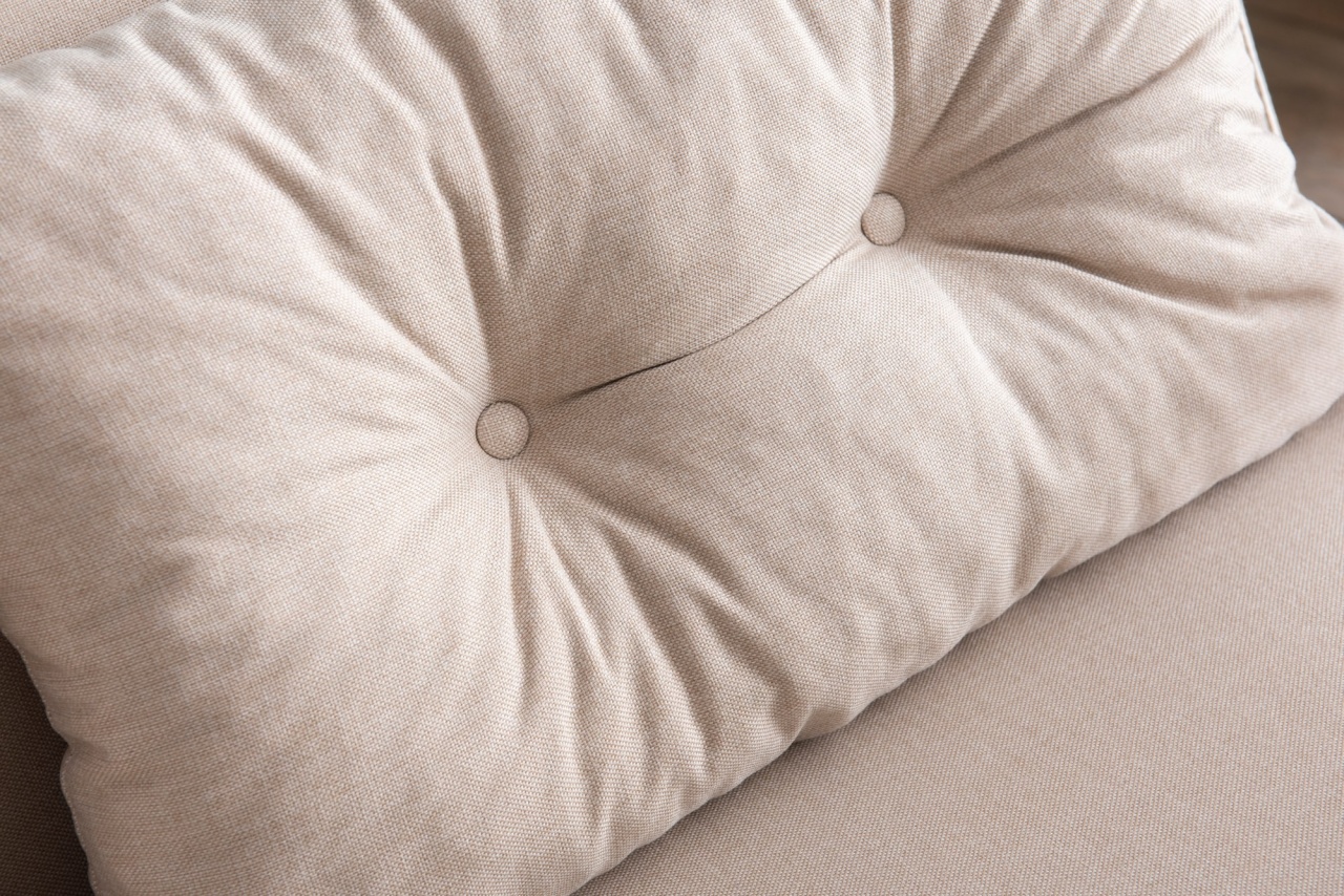 Canapea 2 locuri extensibila Sando Crem - 4 | YEO