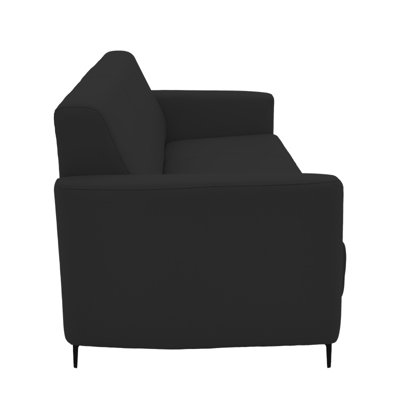 Canapea 3 locuri Sidica, Pako World, Negru, 185x78x83 cm - 2 | YEO
