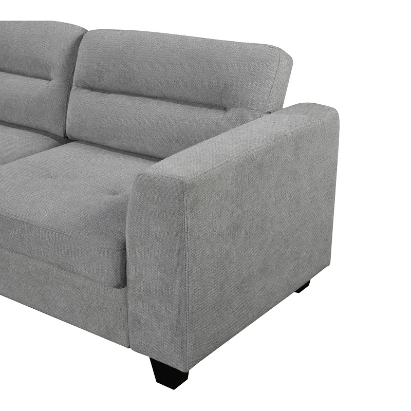 Coltar dreapta Camile, Pako World, Textil, Antracit, 270x174x95 cm - 3 | YEO