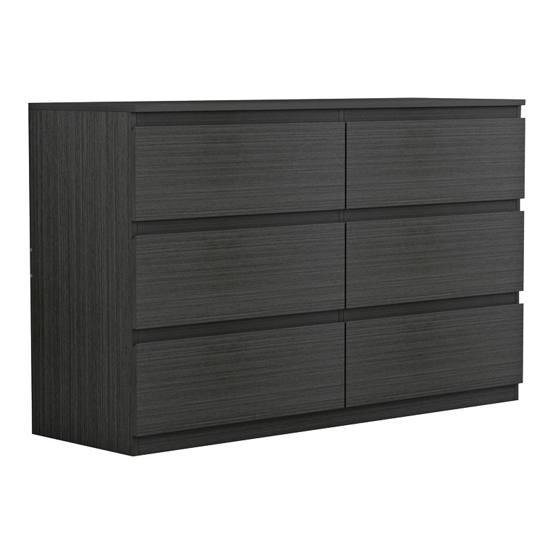 Comoda Cindy 6 sertare wenge 120x40x75cm