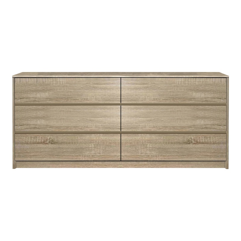 Comoda Kuanger cu sertare din MDF nuanta naturala 120x40x70 cm