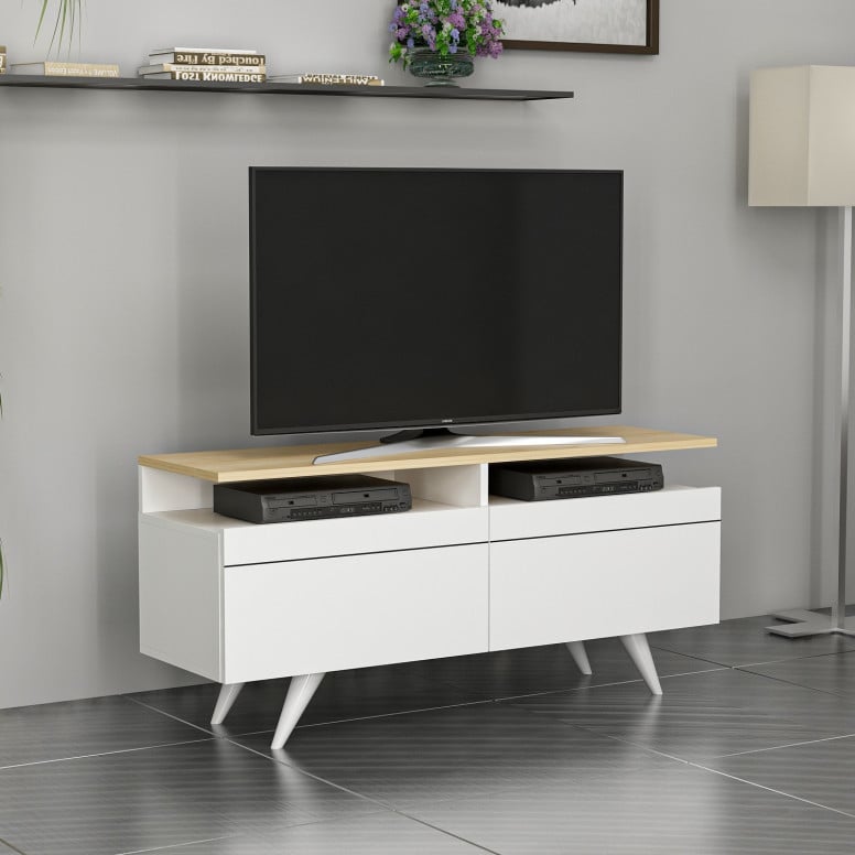 Comoda TV Berlin120 Oak-Alb - 1 | YEO