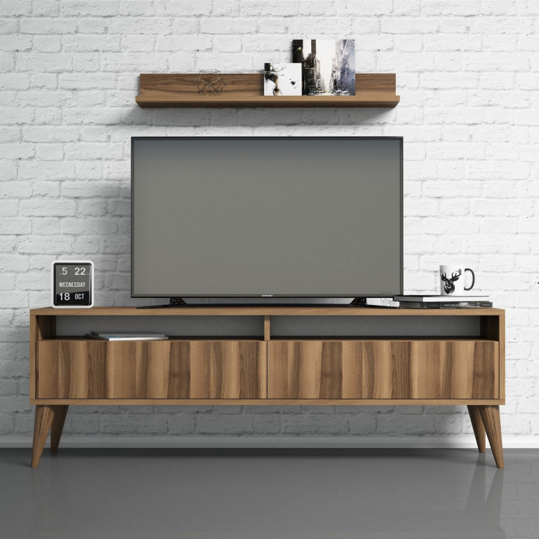 Comoda TV Best - Walnut - 1 | YEO