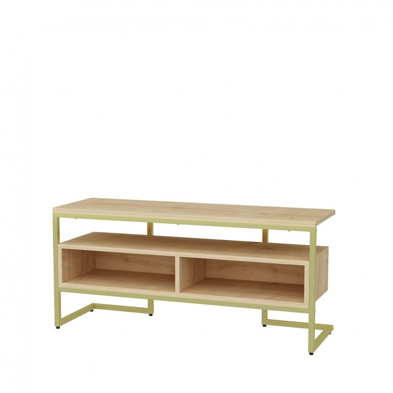 Comoda TV Merrion - Gold, Oak - 4 | YEO