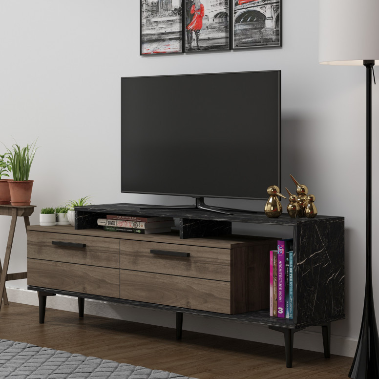 Comoda TV Niva - Walnut - 2 | YEO